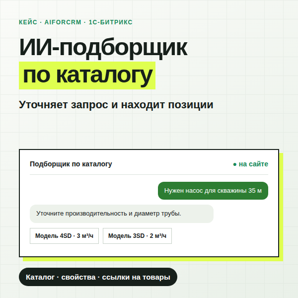 AIforCRM: заказная разработка для CRM и сайта
